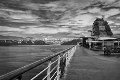 Leaving Hubbard Glacier