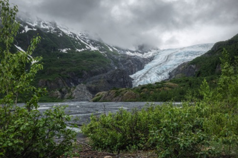 Exit Glacier, which was first crossed in 1968