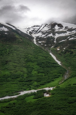 Along Kenai Peninsula road to Anchorage