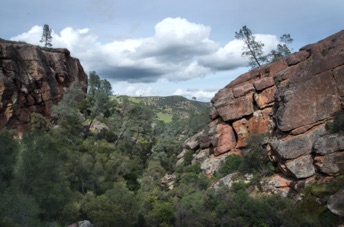 View from trail to lake