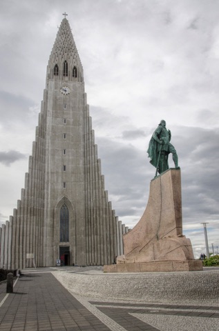 Hallgrimskirkja Church, designed in 1937