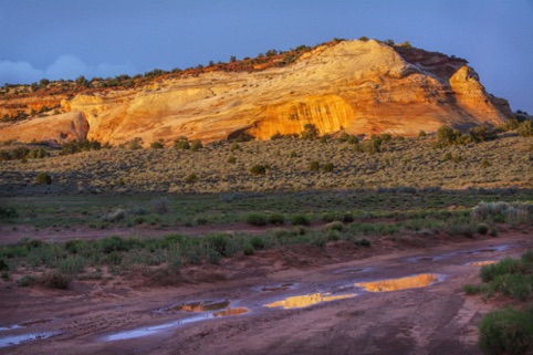 Sunset from the camp