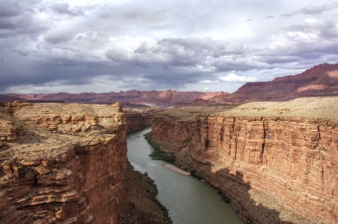 Looking North from Navajo Bridge